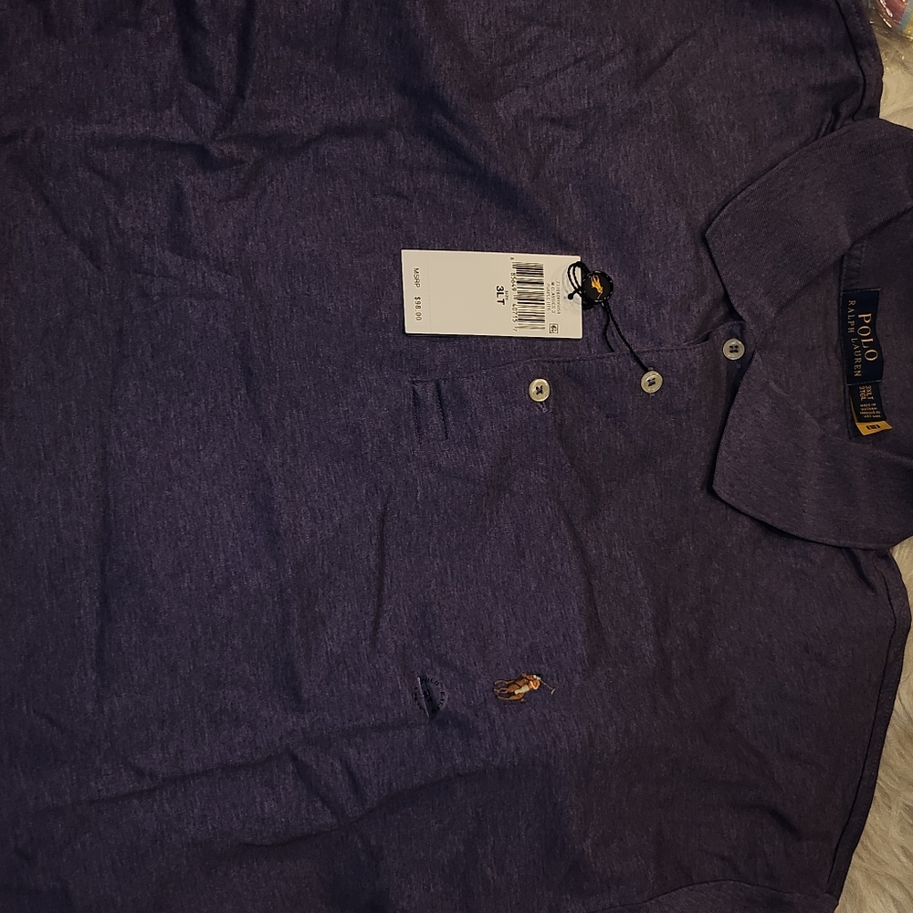 Polo Ralph Lauren Purple Polo Shirt